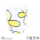 Ceramic Flower Design Cheap Coffee Mug