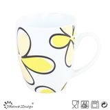 Ceramic Flower Design Cheap Coffee Mug