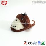 Brown Donkey Plush Soft Stuffed Cotton Slipper Shoe for Kids