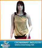Hot Sale Ladies Sleeveless T-Shirt for Promotion