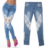 Customer High Quality Women Distressed Skinny Jean