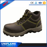 Men Leather Steel Toe Cap Safety Shoes S1p Ufa002