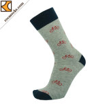 Running Cotton Crew Socks with Bicycle Pattern (163001SK)