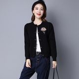 Latest Design Knit Long Sleeves Women Christmas Jacquard Sweaters