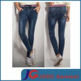 Women's Sexy Waist Denim Trousers Slim Curve Skinny Jeans (JC1236)