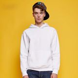 Unisex 100% Cotton Blank Sweatshirt with Hood Pull Over Hoodie