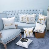 Foil/Gold&Silver Print Decorative Cushion/Pillow (MX-31)