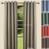 Solid Grommet Top Thermal Insulated Blackout Curtain 84-Inch Length by 52- Inch, 1 Pair