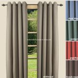 Solid Grommet Top Thermal Insulated Blackout Curtain 84-Inch Length by 52- Inch, 1 Pair