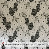 White Flower Lace Fabric for Sale (M1379)