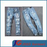 Jeans Wholsale Ripped Jeans Denim Skinny Pants for Man (JC3392)