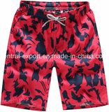 Oeko-Tex Full Waist Polyester Patterned Men Board Short Swimwear
