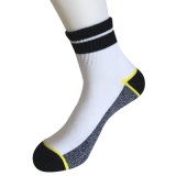 Half Cushion Poly Fashion Quarter Stripe Socks (JMPQ05)