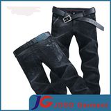 Black Fitted Skinny Jeans with Slant Pocket (JC3401)