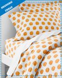 Cotton Print Pumpkins Home Bed Sheet