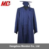 Us/UK Navy Blue Matte Graduation Gown and Cap