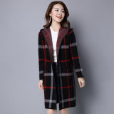 Woolen Overcoat Women Latest Design Winter Coat Tongxiang Factory Knitting Long