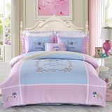 Patchwork Home Textile Luxury Embroidery Cotton Duvet Cover Bedsheet