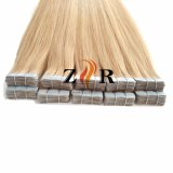 Light Color Natural Drawn Russian Hair Tape in Hair Extension