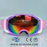 Large Vision Anti-Fog Anti-Scratch Adult Skiing Goggles