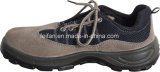 Casual Safety Shoes with Mesh and Suede Leather Upper