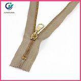 5# 8# Shiny Golden Teeth Close End Metal Zipper