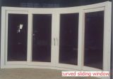 High Quality Customized Curved Water-Tight/Sound-Proof/Heat-Insulate PVC Sliding Window