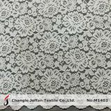 Jacquard Floral Scalloped Dress Lace Fabric (M1403)