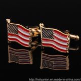 Flag Cuff Links Uniform Shirts Metal Cufflinks