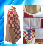 100% Polyester Man's Short Sleeve Soccer Jersey