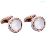 VAGULA Natural Mother Pearl Gemelos Cuff Links 52500