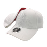 Wholesale White 3D Embroidery Baseball Cap Golf Hat