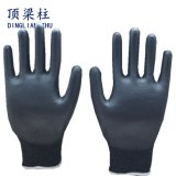 13G Hppe Black Cut Resistance Safety Gloves with PU Coated