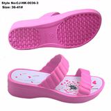 Women Beach EVA Slippers, EVA Open Toe Nude Slipper