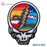 Custom Fashion Fashion Skull Embroidery Iron on Badge Patches