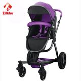 Basket + Car Seat Cushion + High Landscape Design 3 in 1 Baby Car