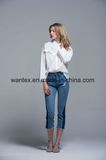 Ladies Blouse 100% Cotton Fashion Shirt Fashion Top Spring Autumn