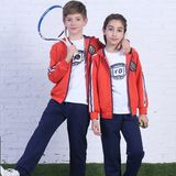 Cheap Tracksuits Sports Wear, Girls School Sportswear, Fabric for Track Suit Sportswear