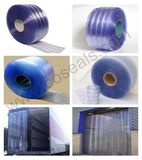 Double Ribbed PVC Strip Curtain in Roll