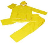 2PCS PVC Rainsuit with Elasticity Trousers R9011
