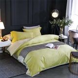 New Design Double Side Solid Color Sheet Sets/Bedding Set/Bed Linens