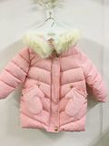 Latest Icato High Winter Design Removable Pocket European Style Girls Jackets