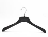 Custom Practical Gold Plastic Hanger Black Design for Cloth