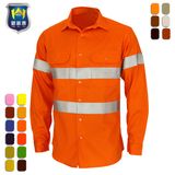 Anti-Shrink Anti-UV 3m Reflective High Visibility Work Shirt