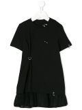 2017 New Design Plain Girl's Dress in Black