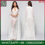 China Factory Wholesale Fashion White Lace Sexy Dress for Women