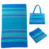 2PCS in Set Microfiber Beach Towel with Bag