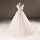 off Shoulder Lace Bridal Wedding Gown