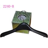 Manufacture Custom Black Plastic Coat Hangers