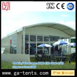 Outdoor Aluminium Arch Shape Glass Wall Extend Tent